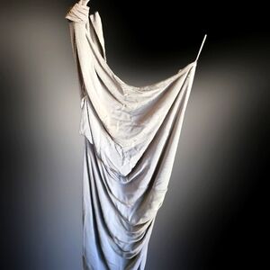 Gucci Gray Draped Dress